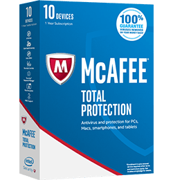 McAfee Total Protection box